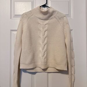 Cozy Cream Cable Knit Sweater